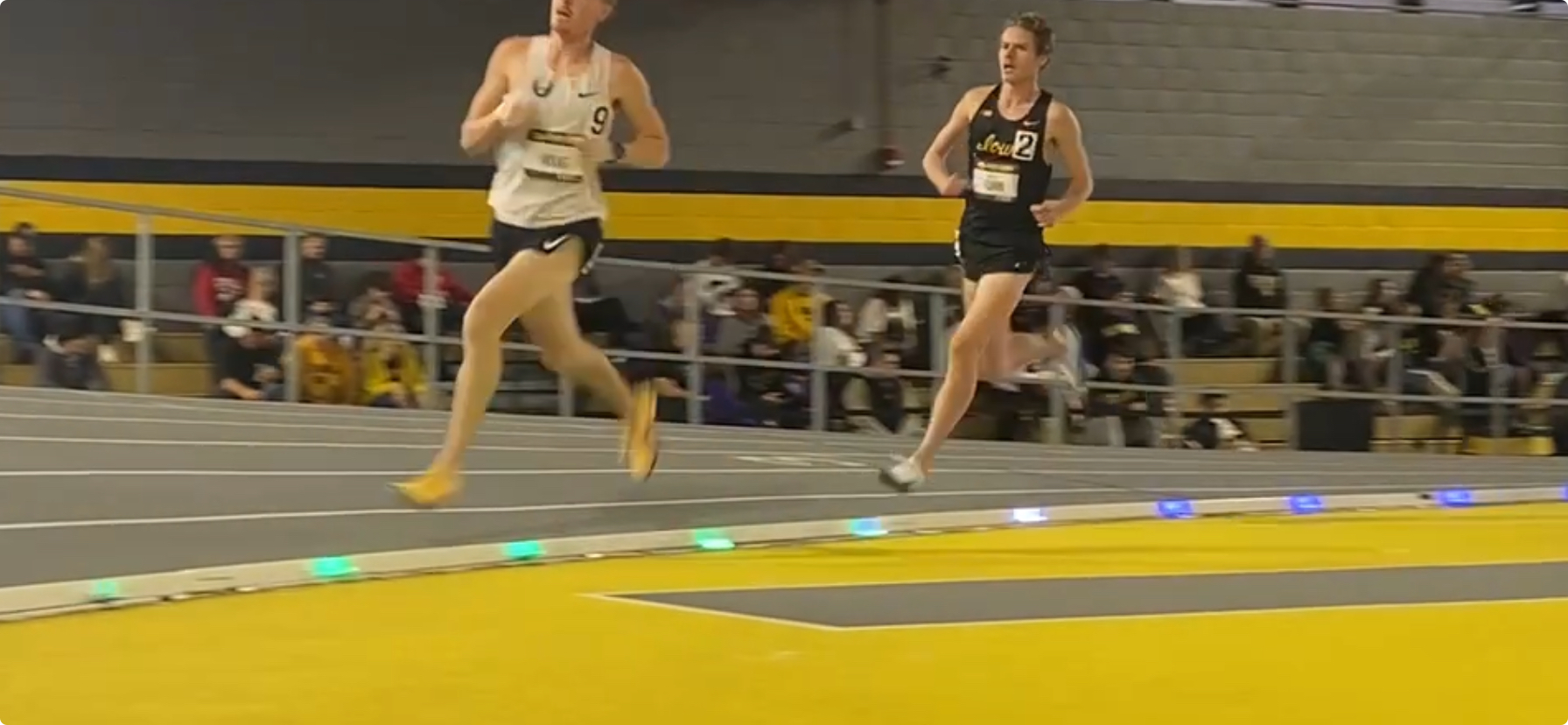 Track with Strideline pacing lights